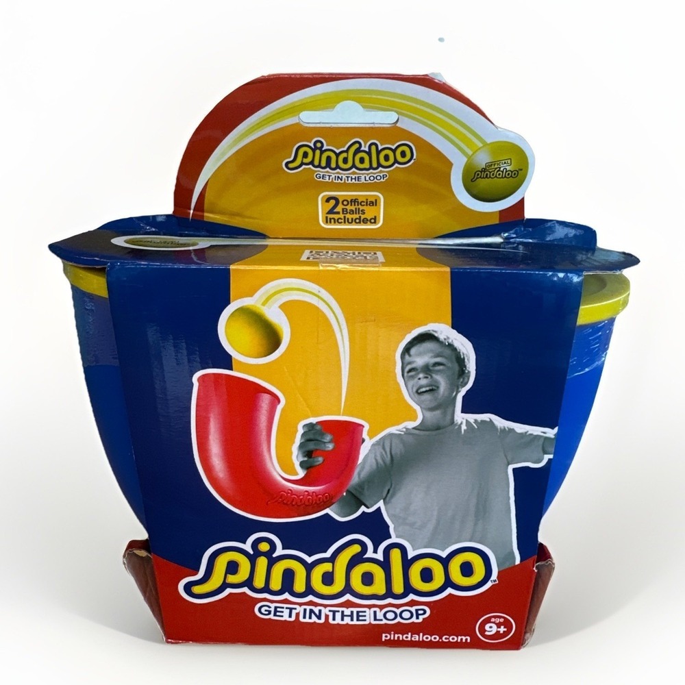 Pindaloo Original Skill Game Toy with 2 Balls- Gifts for‎ Kids and Adults Indoor